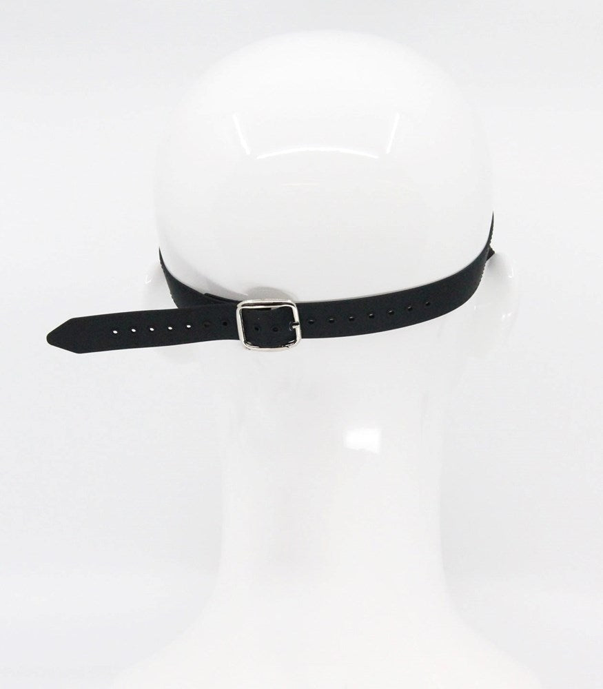 Love In Leather Shaped Silicone Blindfold Complete Light Blocking Design - - Masks And Blindfolds