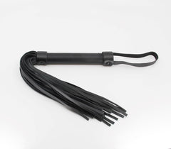 Berlin Baby Black Leather Look BDSM Flogger - - Whips And Crops