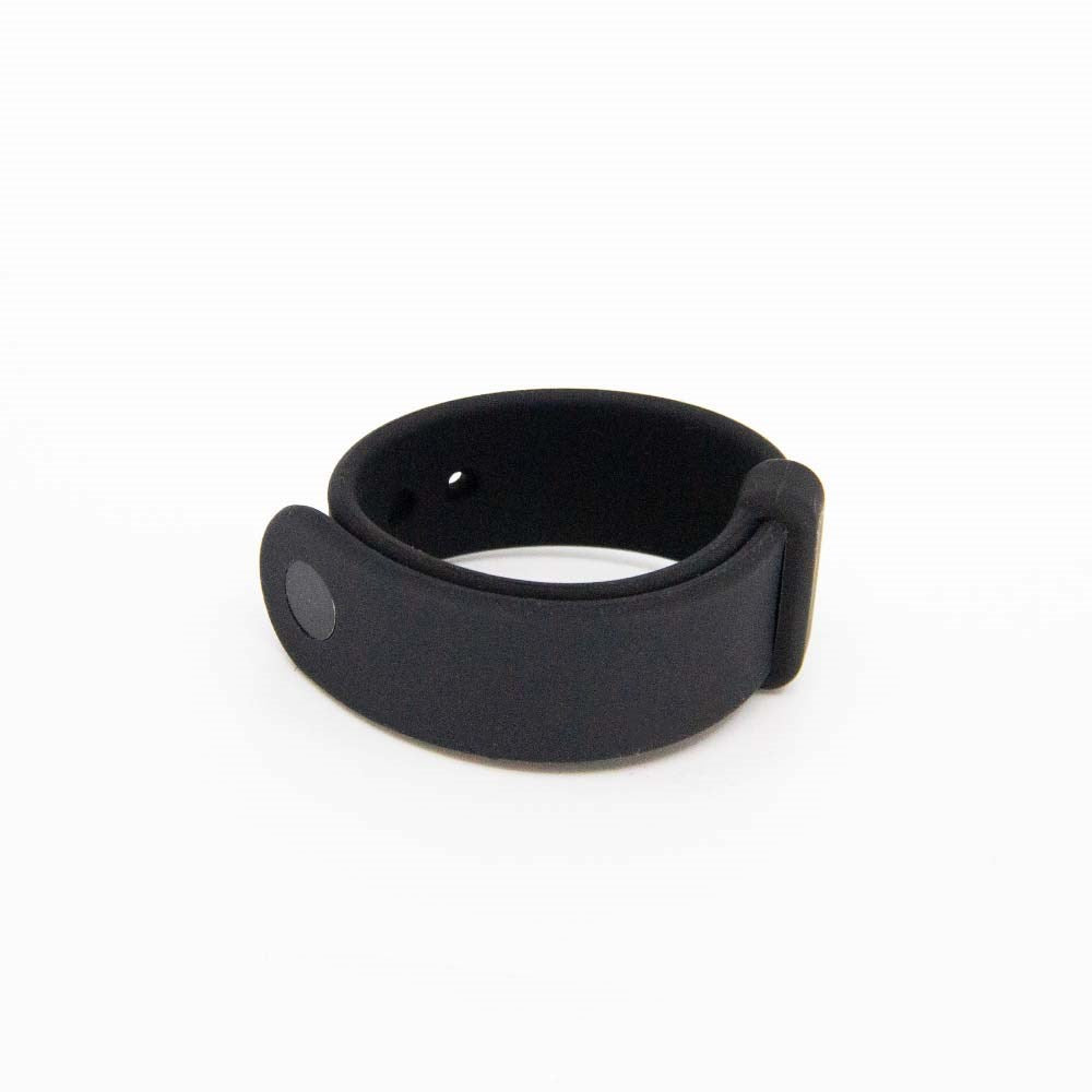 Love In Leather Adjustable Silicone Cock Ring with Five Hole Design - - Cock Rings