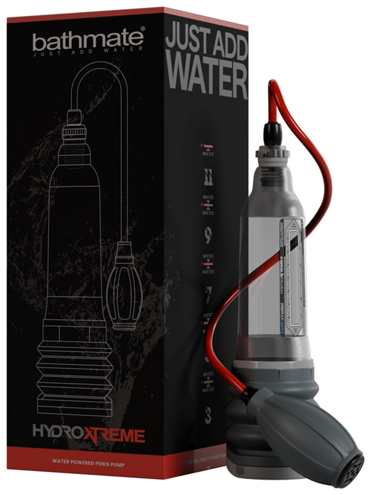Bathmate Hydroxtreme6 Hydro Pump and Kit Clear Penis Enhancement System - - Penis Pumps And Stretchers