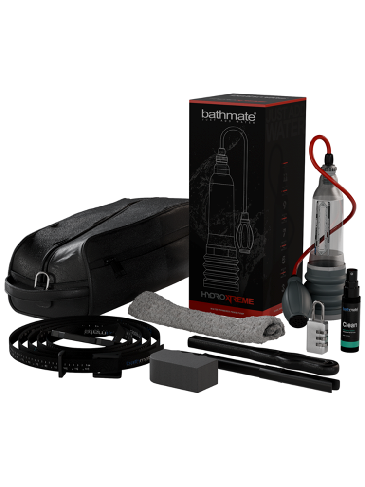 Bathmate Hydroxtreme6 Hydro Pump and Kit Clear Penis Enhancement System - - Penis Pumps And Stretchers