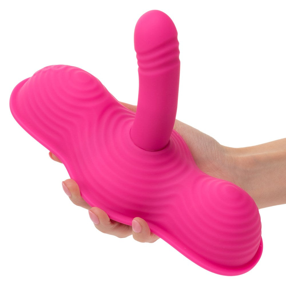 California Exotics Triple Rider Remote Control Ecstasy Rumbler - Hot Pink - Sex Machines