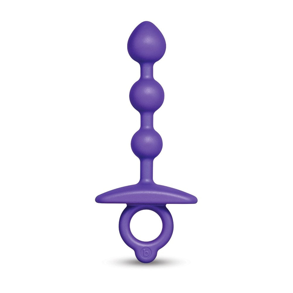 B Vibe Butties ZIP Silicone Anal Beads Progressive Beaded Pleasure - - Anal Beads and Balls