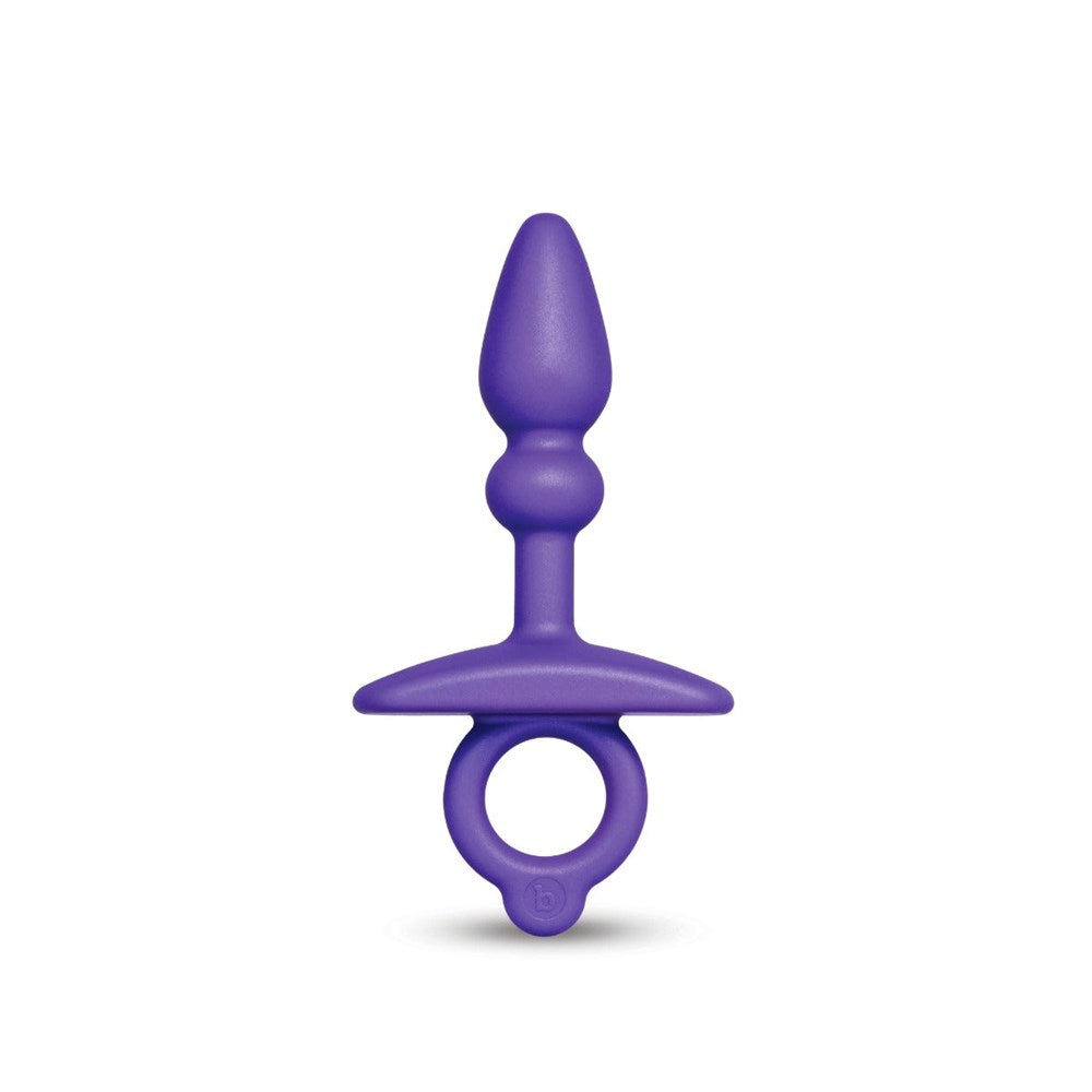 B Vibe Butties Dart Silicone Anal Plug with Sphere Tip and Bead - - Butt Plugs