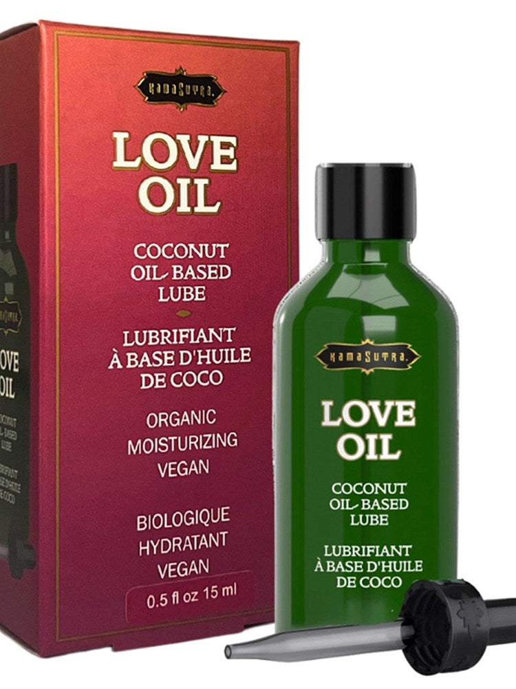 Kama Sutra Coconut Oil Based Love Oil 15ml Premium Organic - - Massage Oils and Lubricants