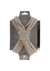 OUCH! Silky Smooth Nylon Bondage Rope 10m - Gold - Cuffs And Restraints