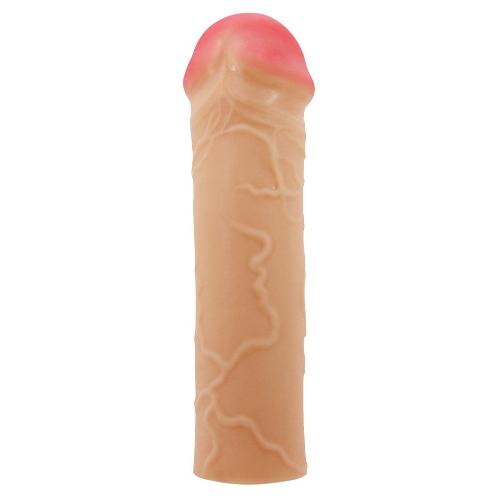 Party Up OSCAR 1 Inch Penis Extender Sleeve TPR Construction Enhancement - - Penis Sleeves and Extenders