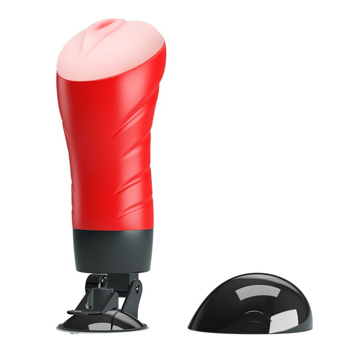 Baile CRAZY BULL DELIA Suction Base Vibrating Vagina Stroker 12 Modes - - Masturbators and Strokers