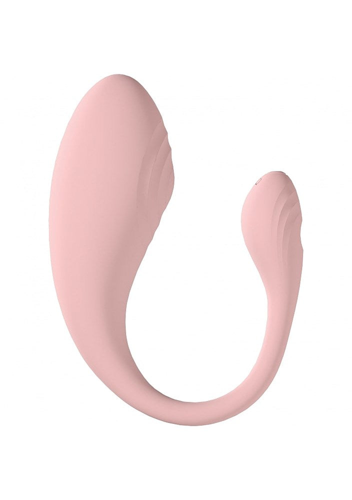 Shots Toys LOVELINE Wave C Shaped Vibrator with Remote and G Spot Power - - G-Spot Vibrators