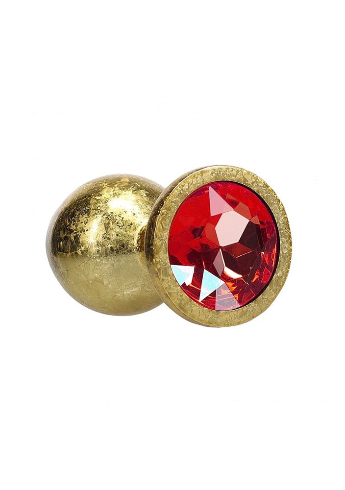 Shots Toys OUCH! Milan Collection Metallic Butt Plugs with Gem Bases Set - - Butt Plugs