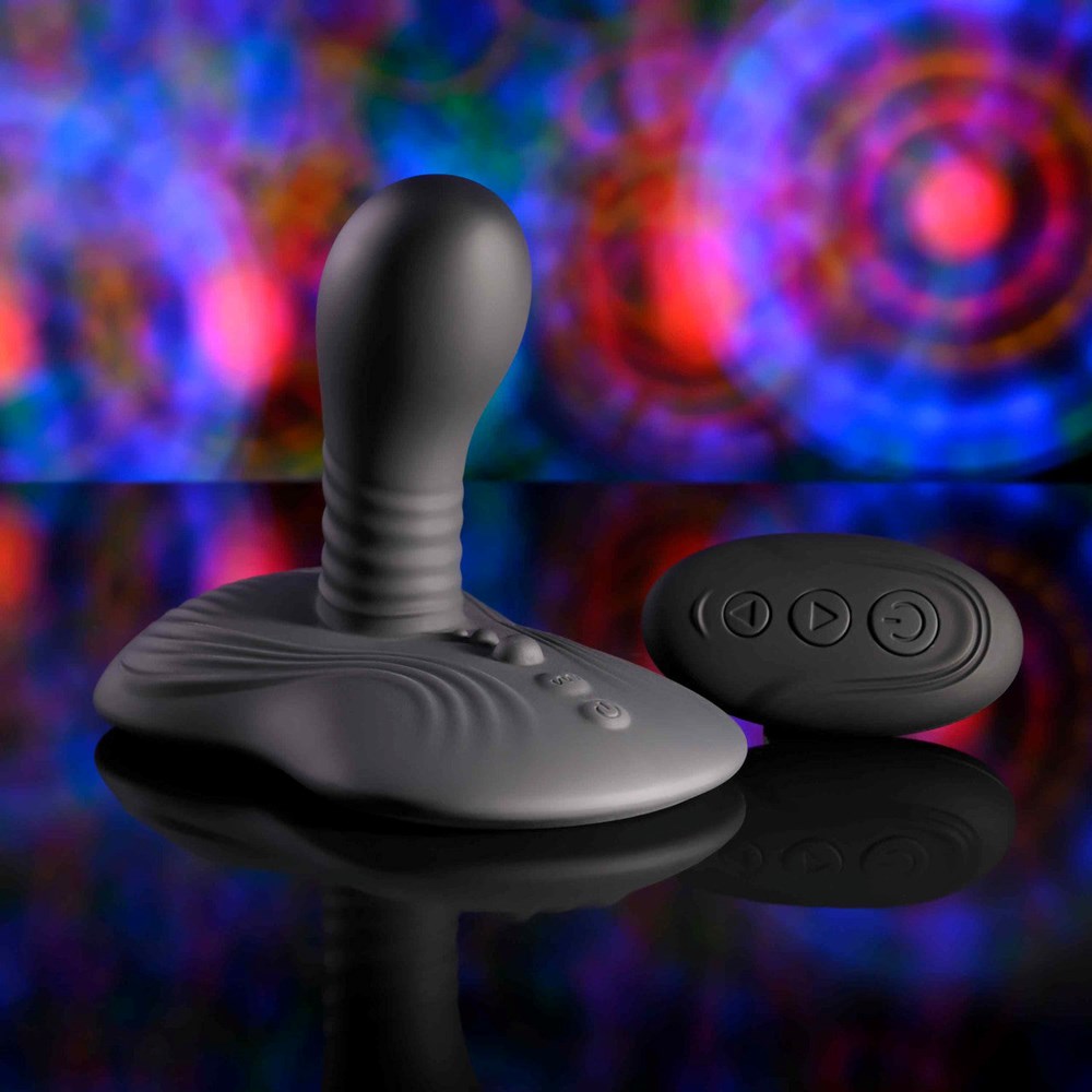 Playboy Pleasure SITTIN & SPINNIN Vibrator & Grinder Pad - - Remote Control Vibrators