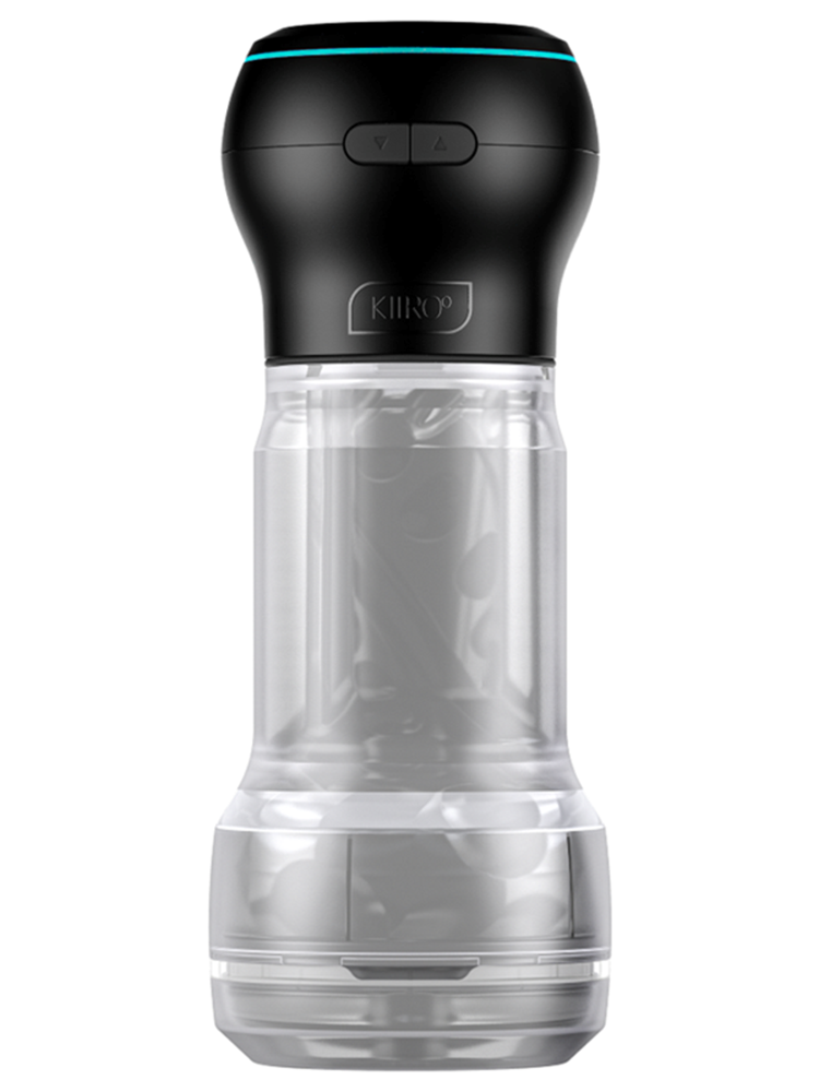 Kiiroo PowerBlow and Pocket Stroker Combo Interactive Bluetooth Masturbator - Clear - Masturbators and Strokers