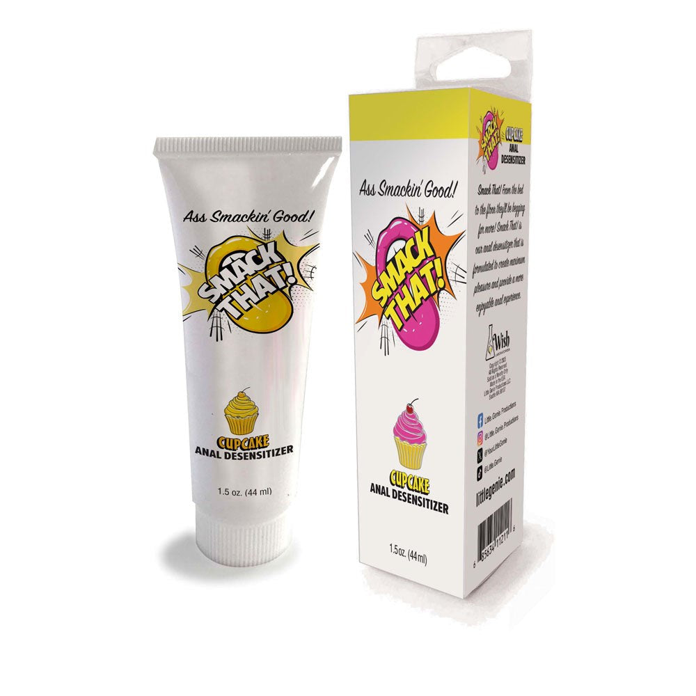 Little Genie Smack That Cooling Anal Desensitiser 44ml with Numbing Formula - Cupcake - Anal Lubes