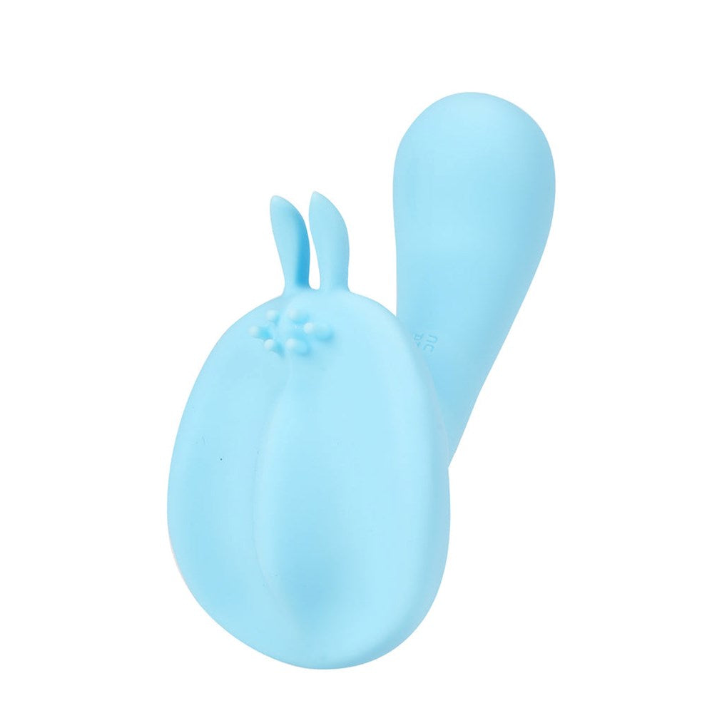 Maia Toys Maia AVERI USB Rechargeable Clitoral Vibrator Dual Motor - Blue - Clit Ticklers and Pulsators