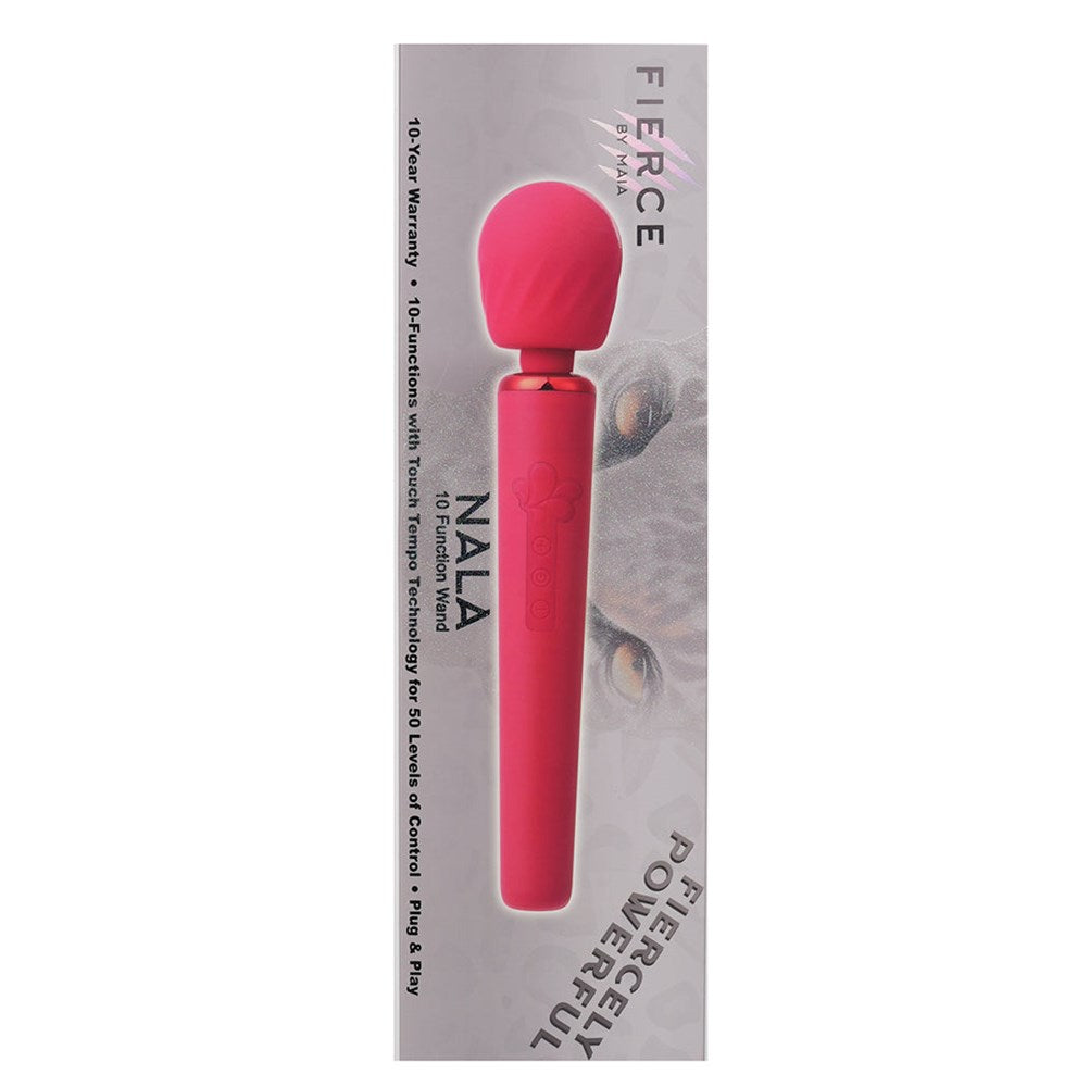 Maia Toys Maia NALA USB Rechargeable Body Wand Massager with Touch Tempo - - Body Wands