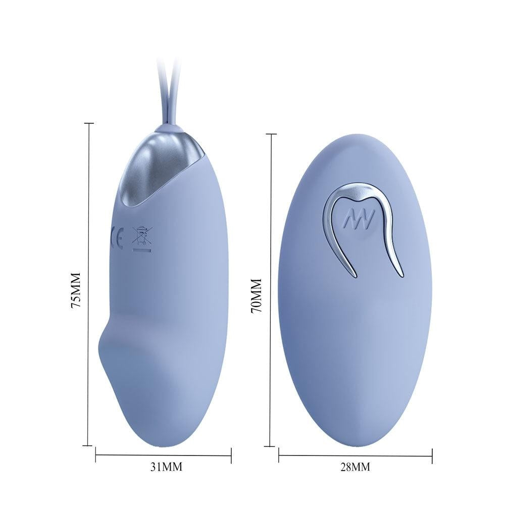 Party Up IVAN Rechargeable Vibrating Egg with Remote Wireless Control - - Love Eggs and Kegel Exercisers