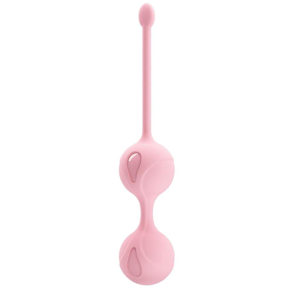 Party Up REBECCA Kegel Exercisers Balls with Dynamic Weighted Movement - Pink - Love Eggs and Kegel Exercisers