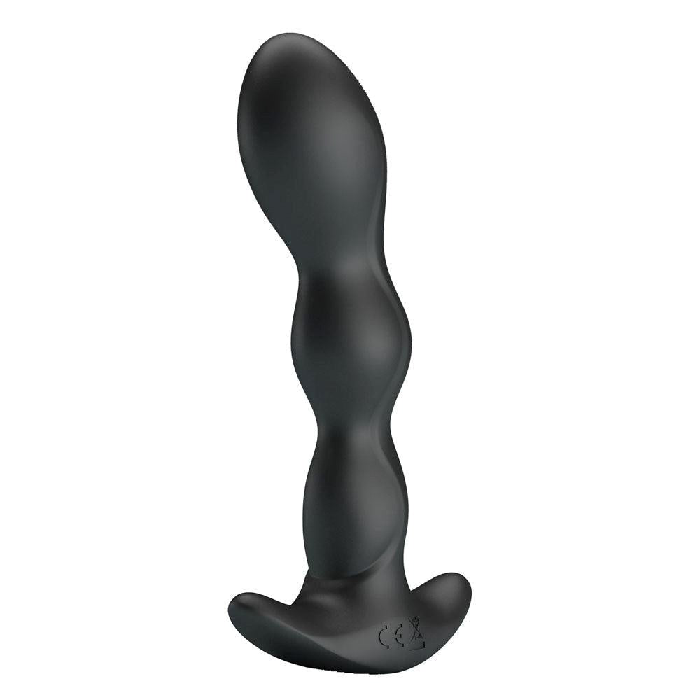 Party Up JIM USB Rechargeable Vibrating Butt Plug Dual Prostate Stimulation - Black - Butt Plugs