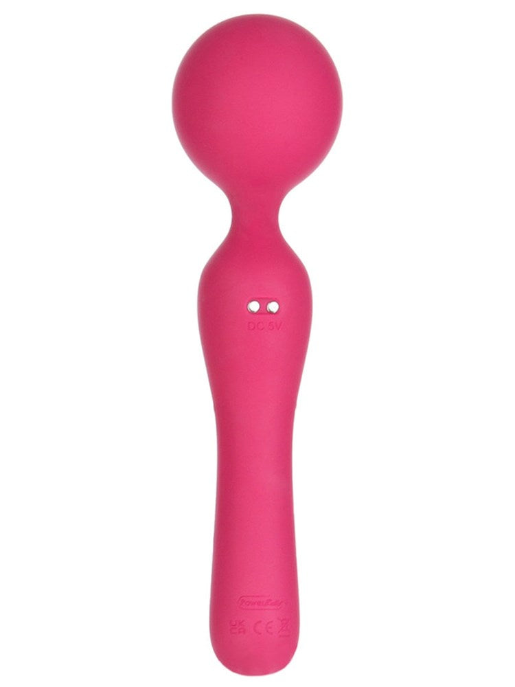 BMS Factory Swan Sceptre Dual Use Vibrating Body Wand Massager with Flexible Neck - - Body Wands