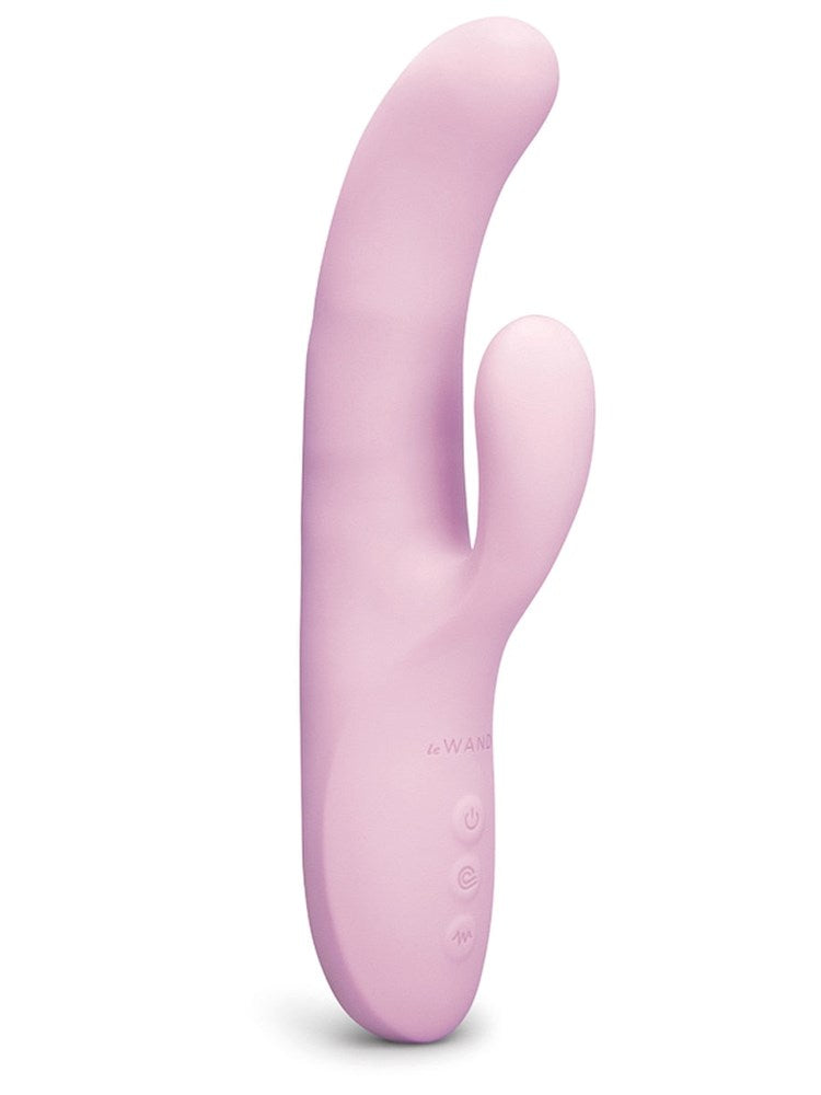 Le Wand Hither Rechargeable Rocking Rabbit Vibrator with Come Hither Motion - Purple - Rabbit Vibrators