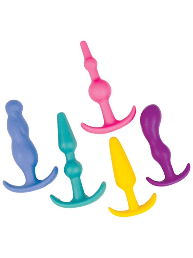 Nasstoys Anal Lovers Comprehensive Exploration Kit with 5 Progressive Plugs - - Sex Kits