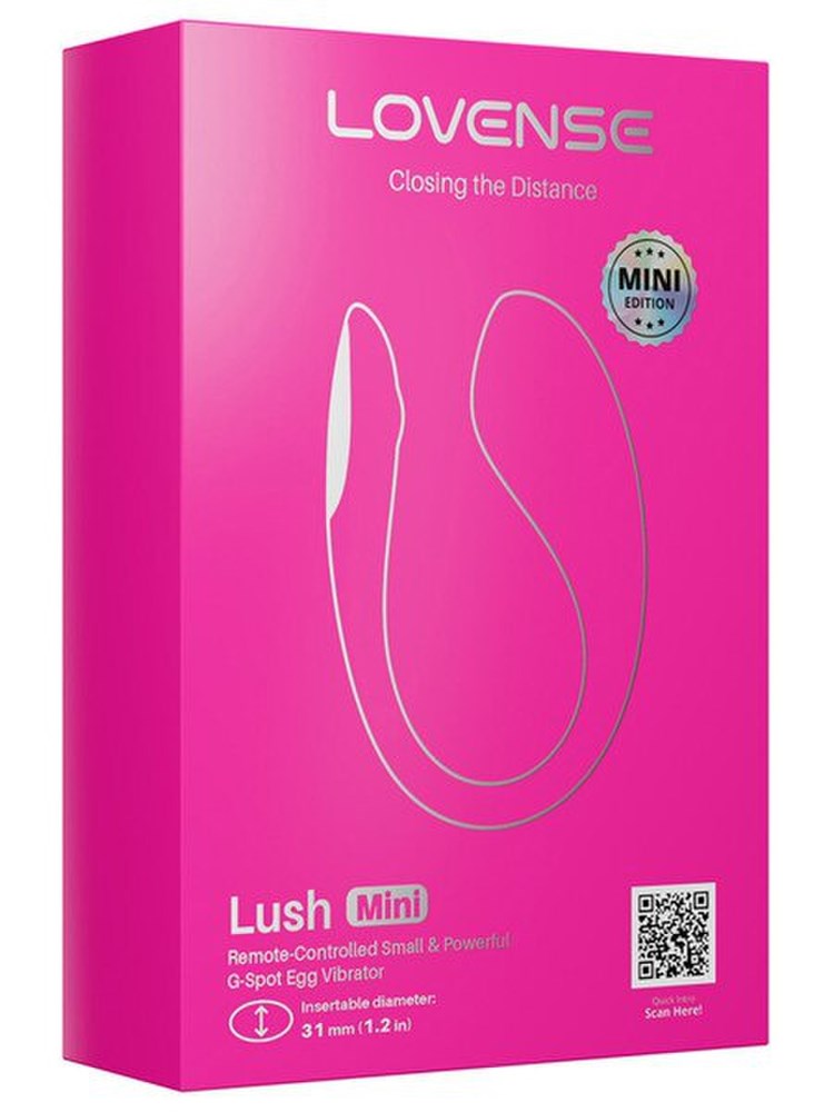 Lovense Lush Mini Remote Control G Spot Egg Vibrator App Controlled - - G-Spot Vibrators