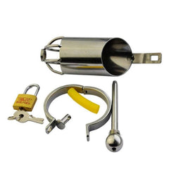 BDStyle Zero Escape Male Cock Cage with Sound - - Male Chastity