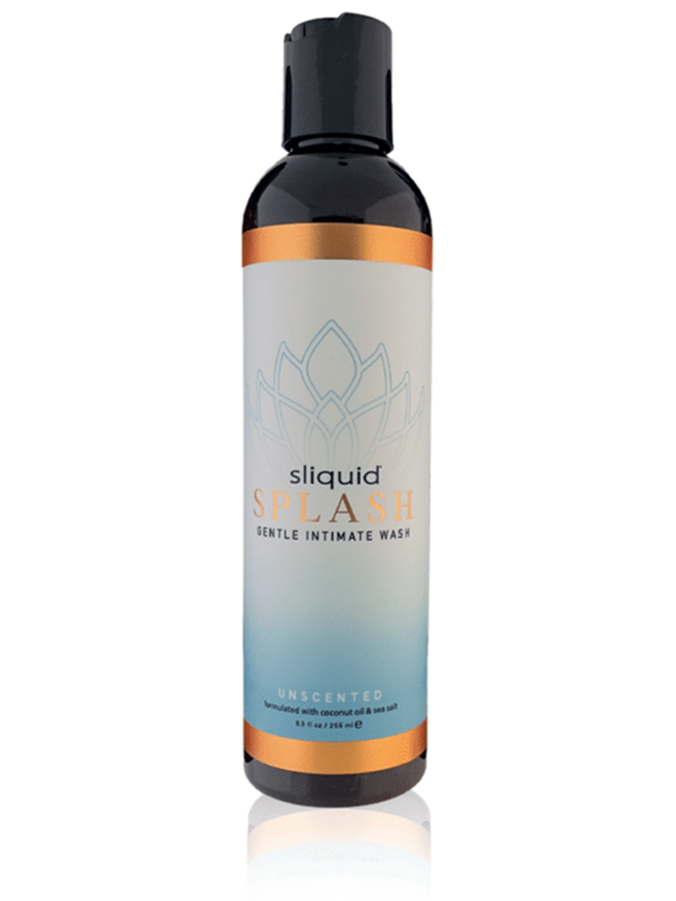 Sliquid Balance Splash Intimate Gentle Feminine Wash 8.5oz pH Balanced Formula - Unscented - Bath and Intimate Fragrances