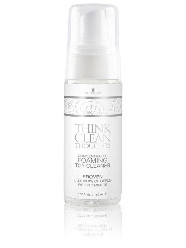 Sensuva On Think Clean Thoughts Foaming Toy Cleaner 150ml Antibacterial Hygiene - Default Title - Adult Toy Cleaner