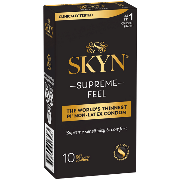 Ansell Supreme Feel 10's Soft and Non Latex Condoms - Default Title - Condoms