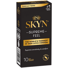 Ansell Supreme Feel 10's Soft and Non Latex Condoms - Default Title - Condoms