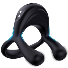 Amovibe Shadow Pulse Rechargeable Cock Ring - - Vibrating Cock Rings