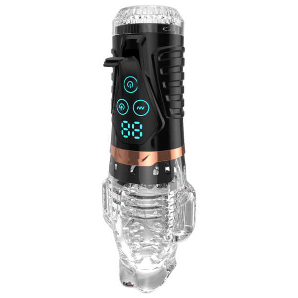 Amovibe Alpha Sucking & Vibrating Male Masturbator - - Masturbators and Strokers