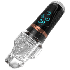 Amovibe Alpha Sucking & Vibrating Male Masturbator - - Masturbators and Strokers