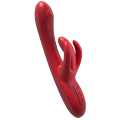 Amovibe Trio Bliss 10 Functions G-Spot Rabbit Massager - Teal - Rabbit Vibrators