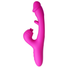 Amovibe 7 Functions G-Spot Ultra Rabbit Vibrator - Pink - Rabbit Vibrators