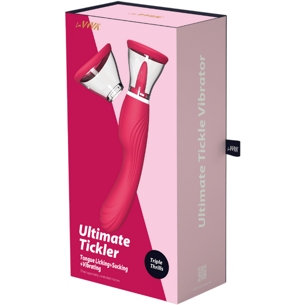 La Viva Multi Functions Ultimate Clit Tickler - Pink - Clit Ticklers and Pulsators