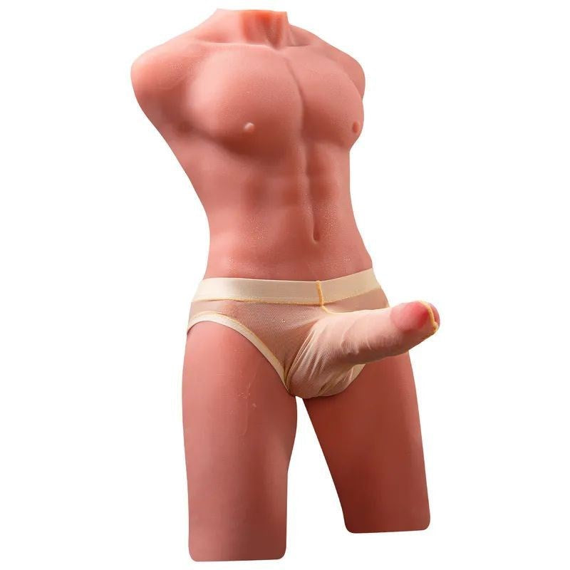 XISE Jason USB Auto Thrusting 17 cm Cock and Ass Male Torso with Vibration - - Masturbators and Strokers