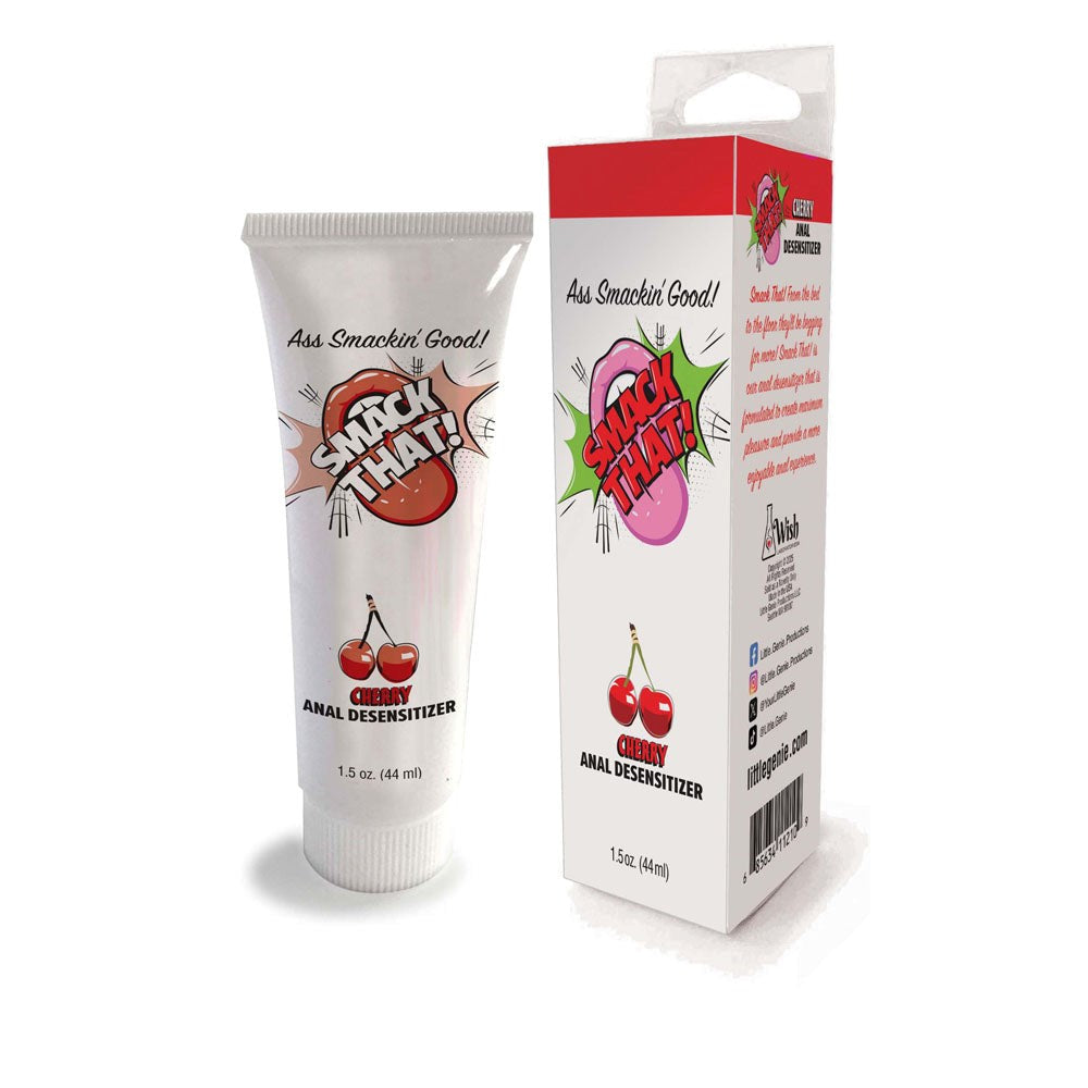 Little Genie Smack That Anal Desensitiser 44 ml Tube with Numbing Formula - Cherry - Anal Lubes