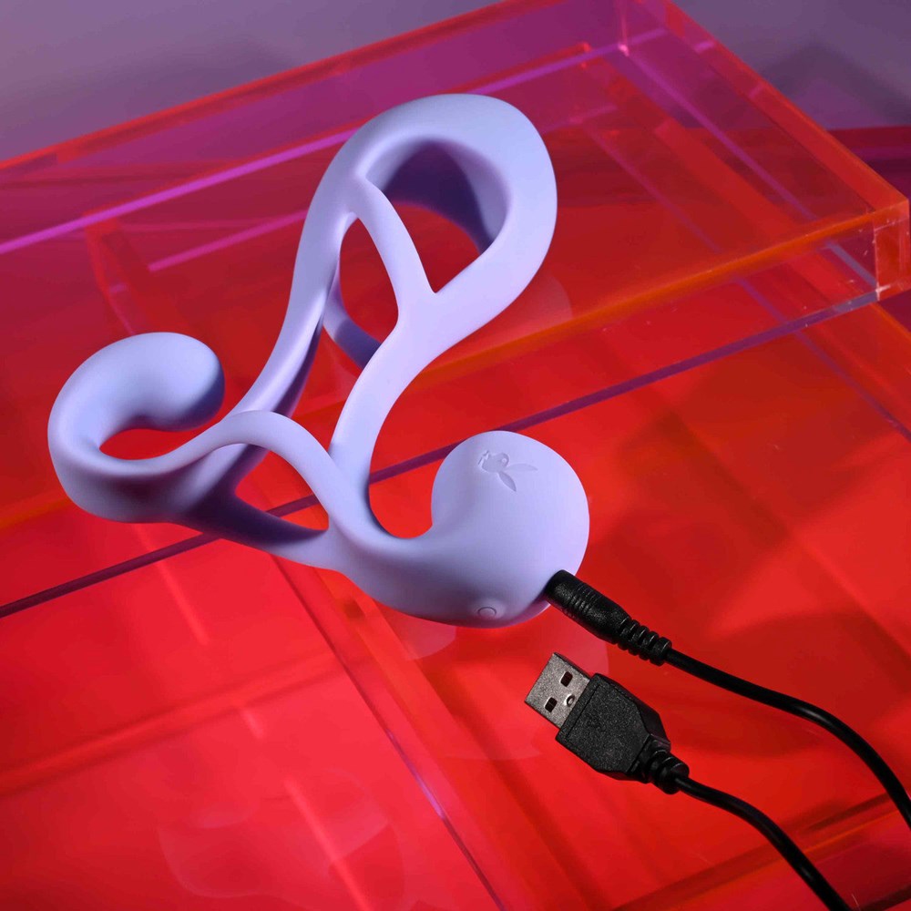 Playboy Pleasure FANTASY CAGE Vibrating Penis Sleeve - - Penis Sleeves and Extenders