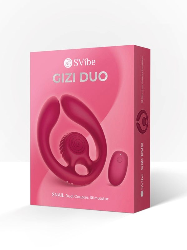 Amoreo Europe SL SVibe Snail GIZI Duo Couples Stimulator with Remote Control - - Sex Toys For Couples
