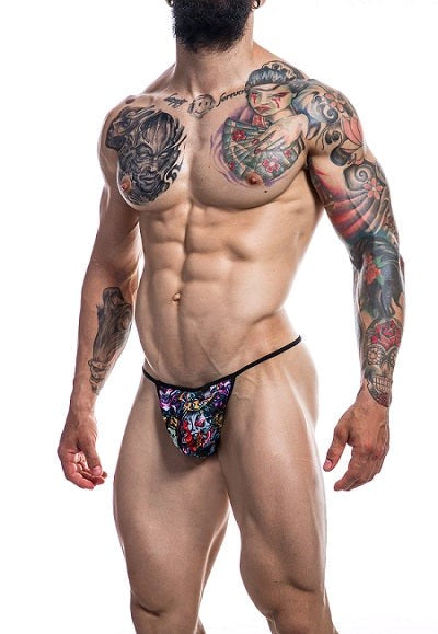 CUT4MEN Sexy G String Lingerie Tattoo Minimal Coverage - Small - Jocks and G-Strings