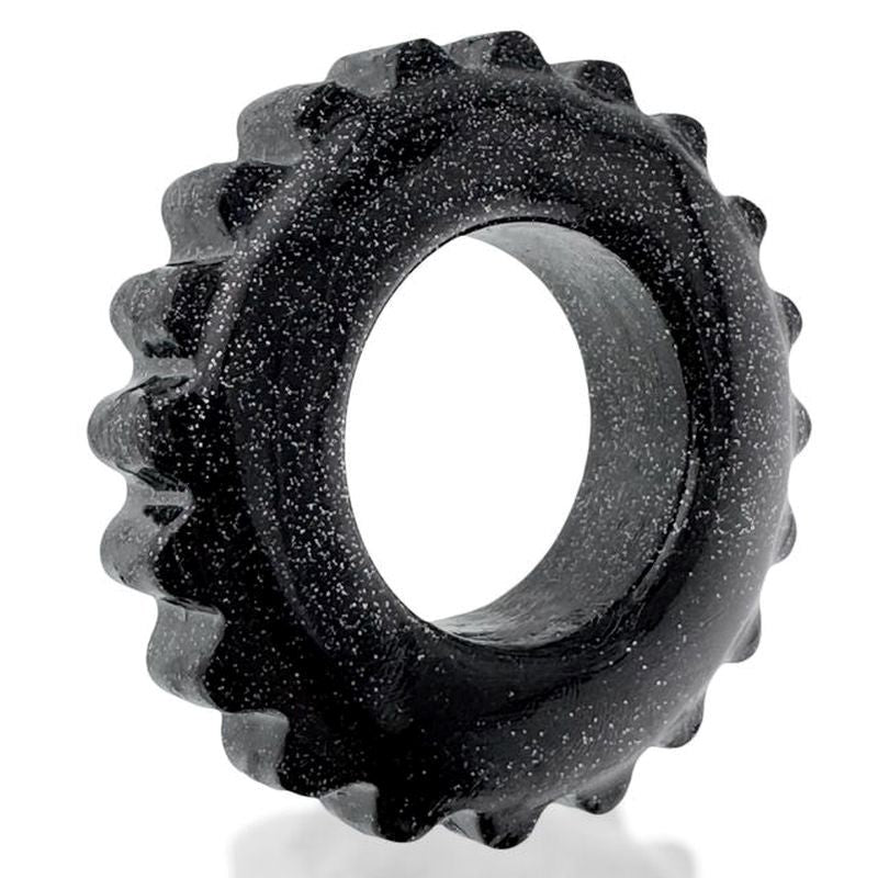 OxBalls Plushy Soft Comfort Fit Cock Ring Ultra Soft FLEXtpr Material - Black - Stretchy Cock Rings