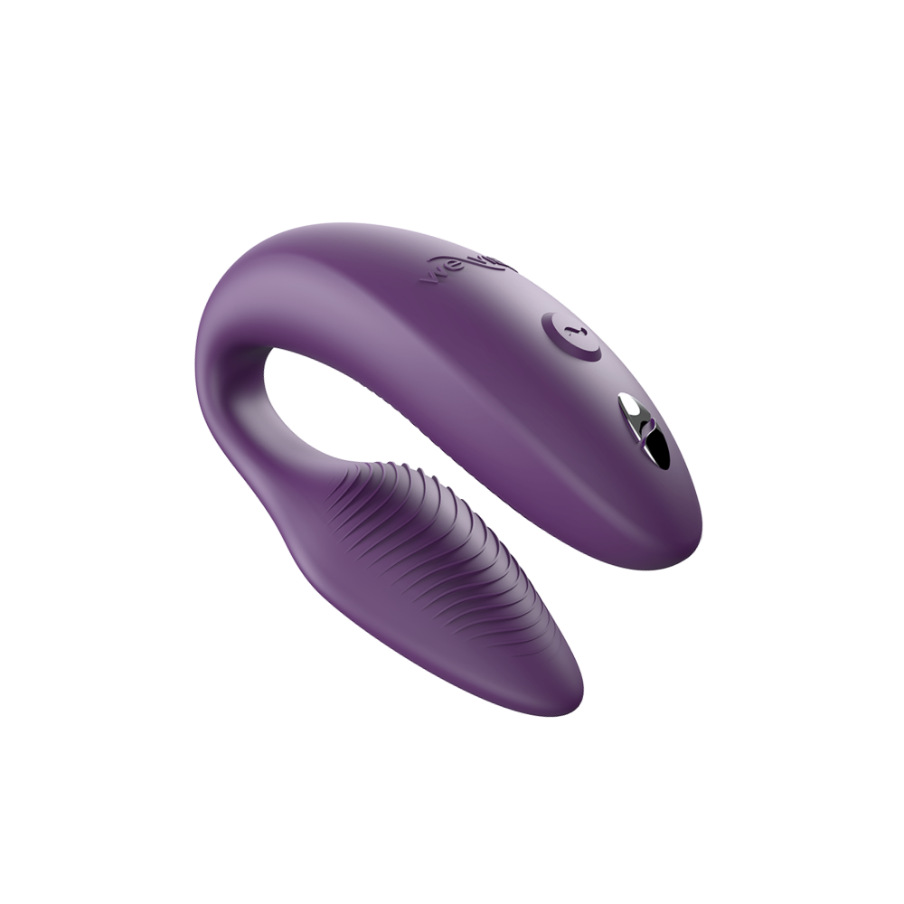 We Vibe Sync 2 App Control Couples Vibrator with Remote and Adjustable Fit - Purple - Sex Toys For Couples