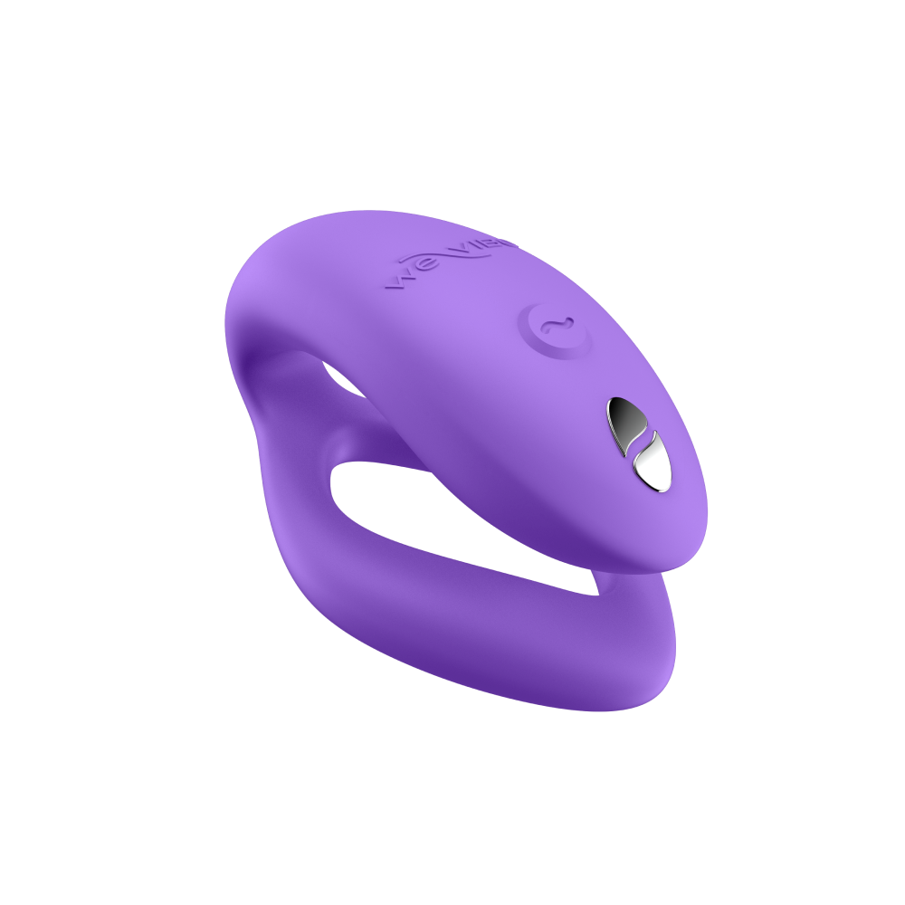 We Vibe Sync O Vibrating Couples Massagers C Shape Design - Bright Purple - Sex Toys For Couples