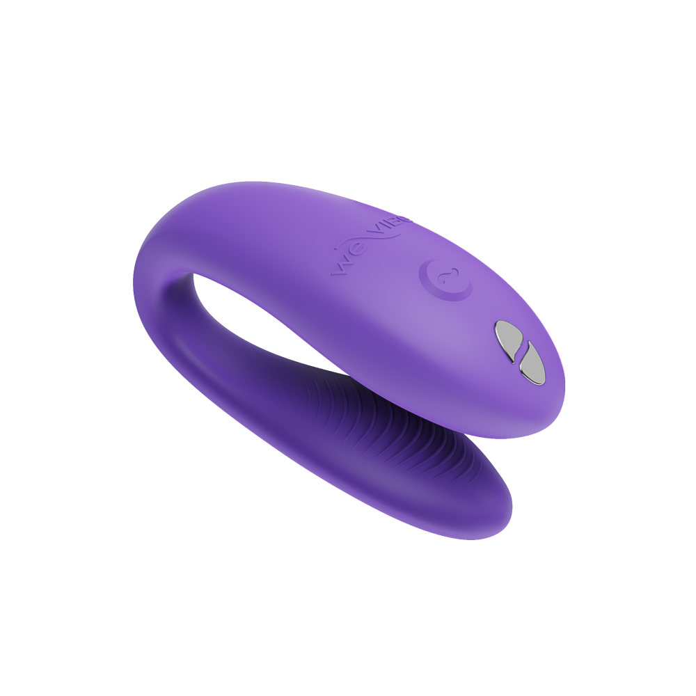 We Vibe Sync Go Vibrating Adult Couples Massager Wearable Travel Vibrator - Light Purple - Sex Toys For Couples