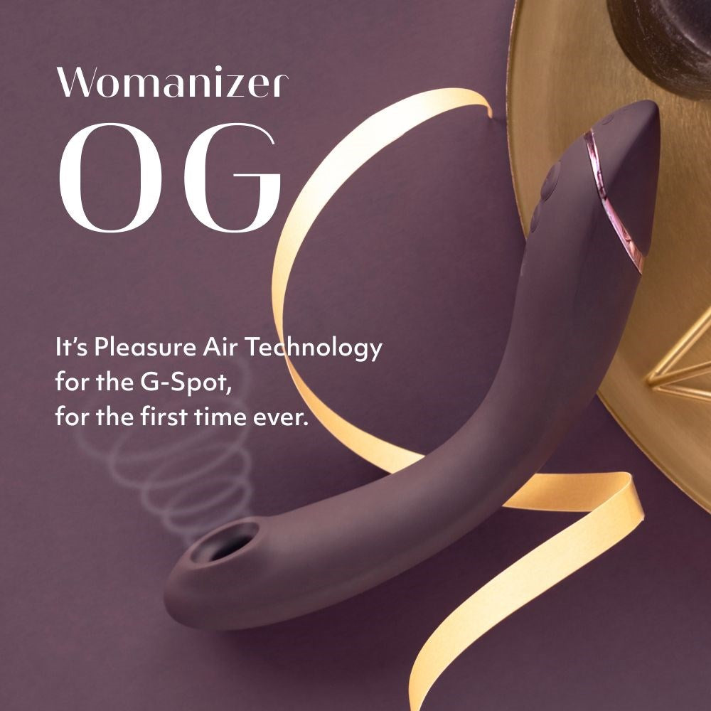 Womanizer OG Pleasure Air G spot Vibrator with Dual Stimulation Technology - - G-Spot Vibrators