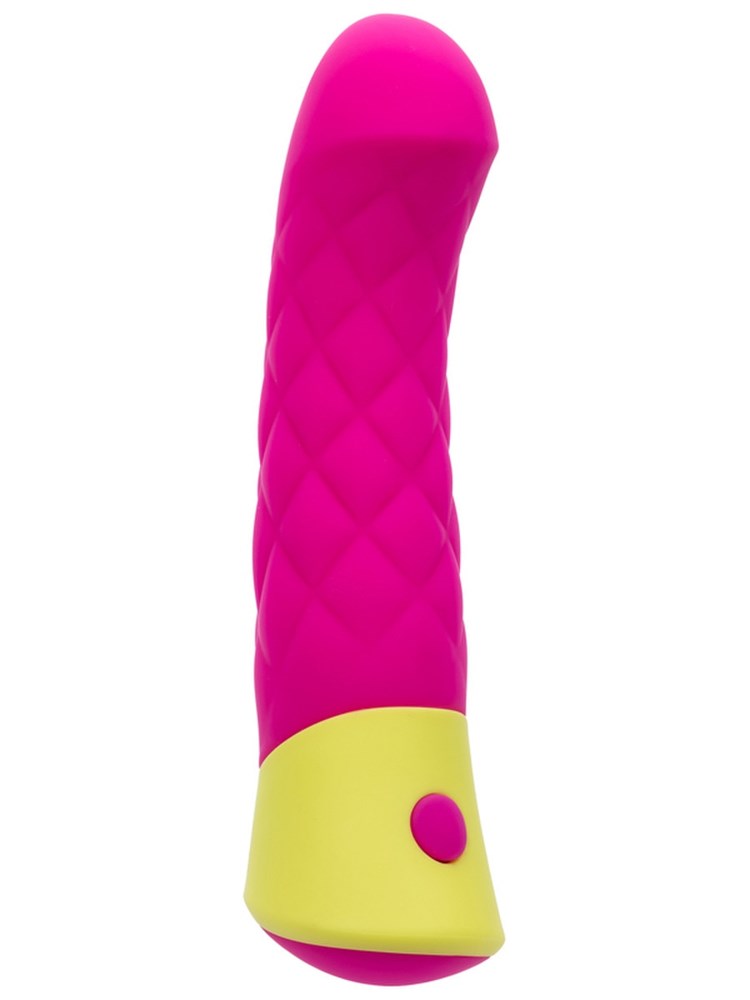 California Exotics Rave Quilted G Spot Vibrator with 10 Speed Settings - Pink - G-Spot Vibrators