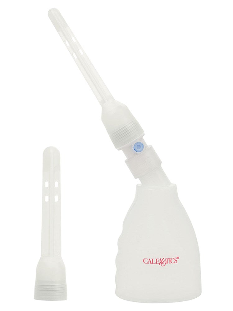 California Exotics One Way Ultimate Anal Douche with Revolutionary Valve - Clear - Enemas and Douches