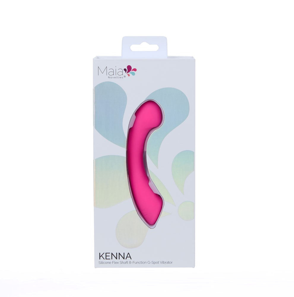 Maia Toys Maia KENNA USB Rechargeable G Spot Vibrator with Curved Design - - G-Spot Vibrators